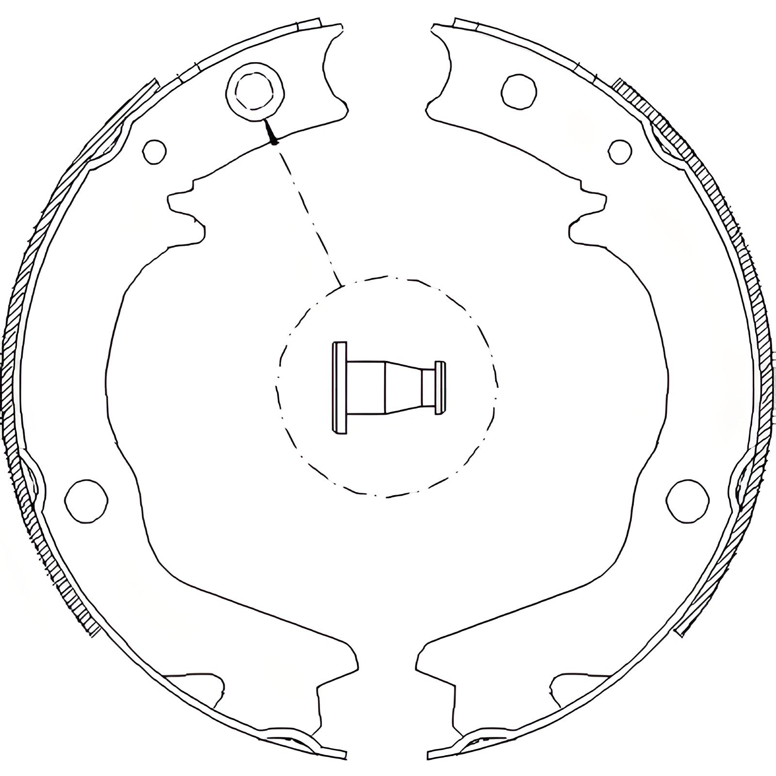 Комплект тормозных колодок, стояночный тормоз SUBARU LEGACY, IMPREZA, MITSUBISHI GTO, WOKING (Z470200) Комплект тормозных колодок, стояночный тормоз SUBARU LEGACY, IMPREZA, MITSUBISHI GTO, WOKING (Z470200)