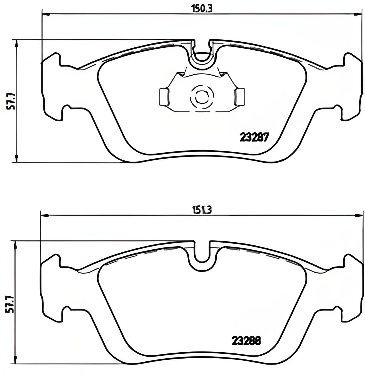 Комплект тормозных колодок, дисковый тормоз ALPINA ROADSTER, BMW Z4, BREMBO (P06024) Комплект тормозных колодок, дисковый тормоз ALPINA ROADSTER, BMW Z4, BREMBO (P06024)