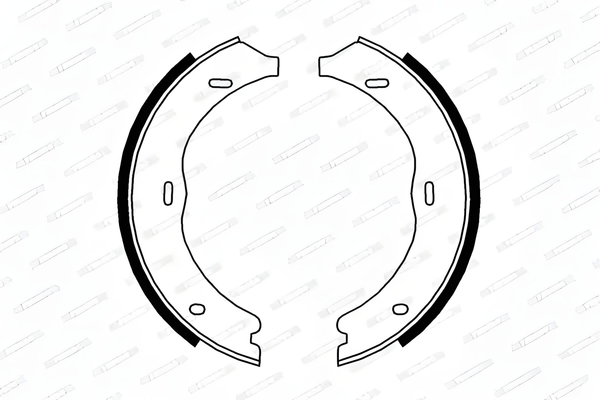 Комплект тормозных колодок, стояночный тормоз MERCEDES-BENZ VITO, FERODO (FSB4003) Комплект тормозных колодок, стояночный тормоз MERCEDES-BENZ VITO, FERODO (FSB4003)