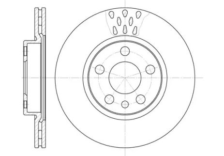 Диск тормозной FIAT SCUDO, CITROËN JUMPY, REMSA (644211)