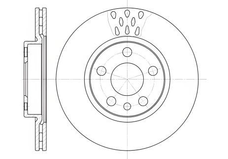 Гальмівний диск FIAT SCUDO, CITROËN JUMPY, REMSA (644211) Гальмівний диск FIAT SCUDO, CITROËN JUMPY, REMSA (644211)