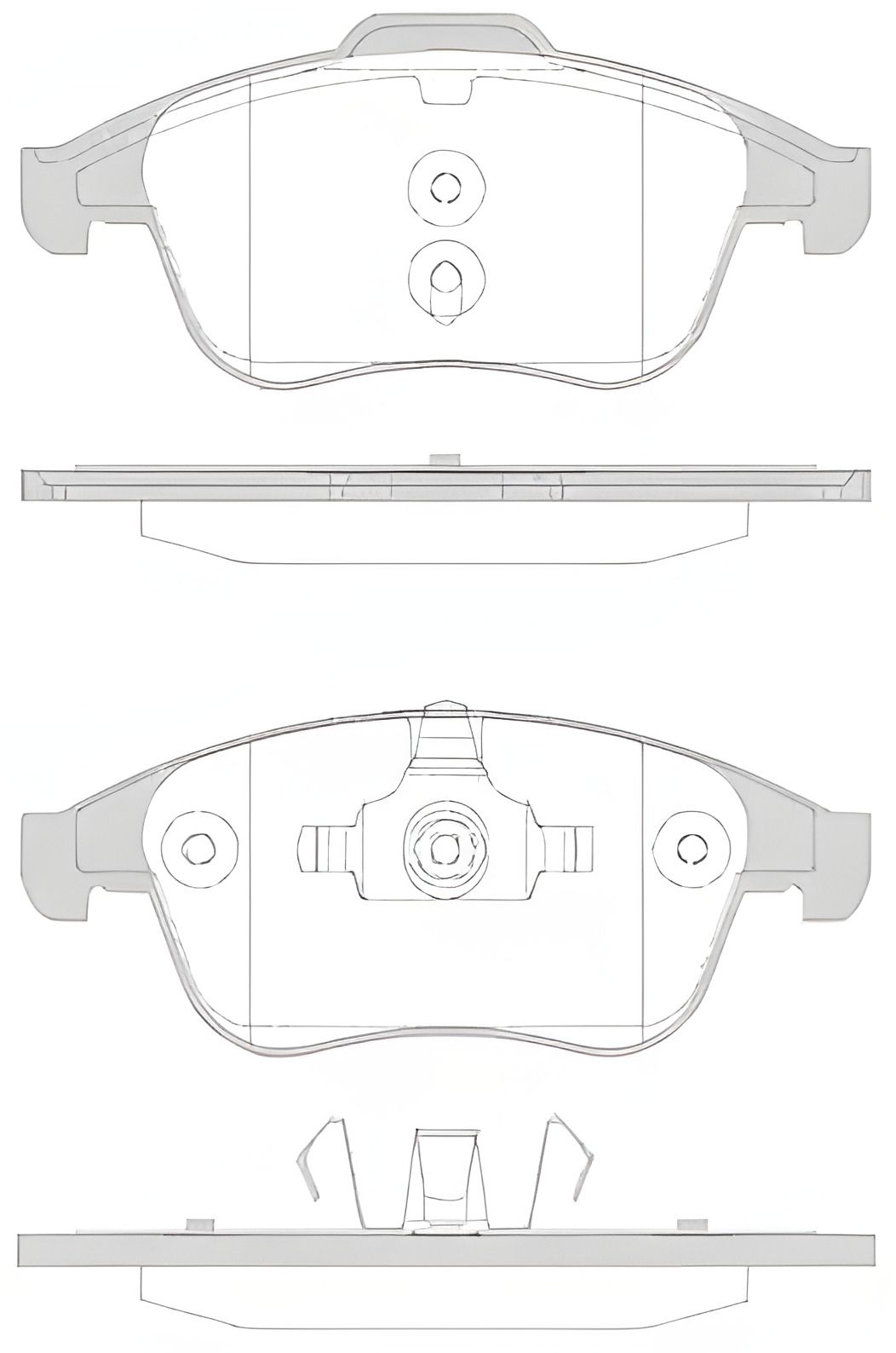 Тормозные колодки для дискового тормоза RENAULT GRAND SCÉNIC от WOKING (P1250330) Тормозные колодки для дискового тормоза RENAULT GRAND SCÉNIC от WOKING (P1250330)