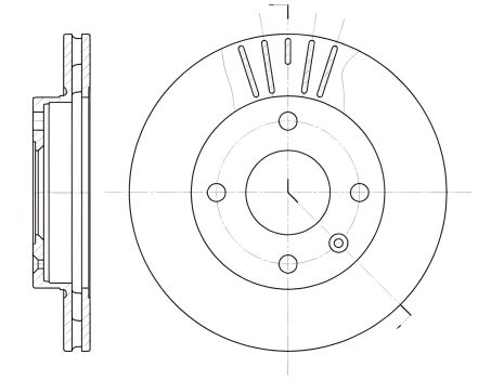 Тормозной диск FORD USA, MAZDA 121, REMSA (609610) Тормозной диск FORD USA, MAZDA 121, REMSA (609610)