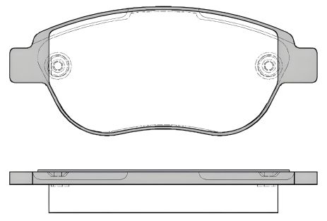 Гальмівних колодок комплект, дискове гальмо DOBLO FIAT, 207 PEUGEOT, REMSA (084100) Гальмівних колодок комплект, дискове гальмо DOBLO FIAT, 207 PEUGEOT, REMSA (084100)
