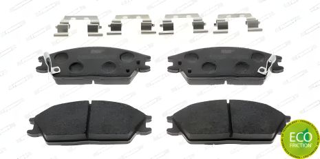 HYUNDAI ACCENT, HONDA ACCORD, FERODO Комплект гальмівних колодок, дискове гальмо (FDB4076)