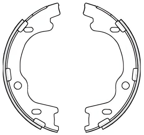 Гальмівних колодок комплект, гальмо стоянки HYUNDAI i30, KIA SPORTAGE, REMSA (469900)