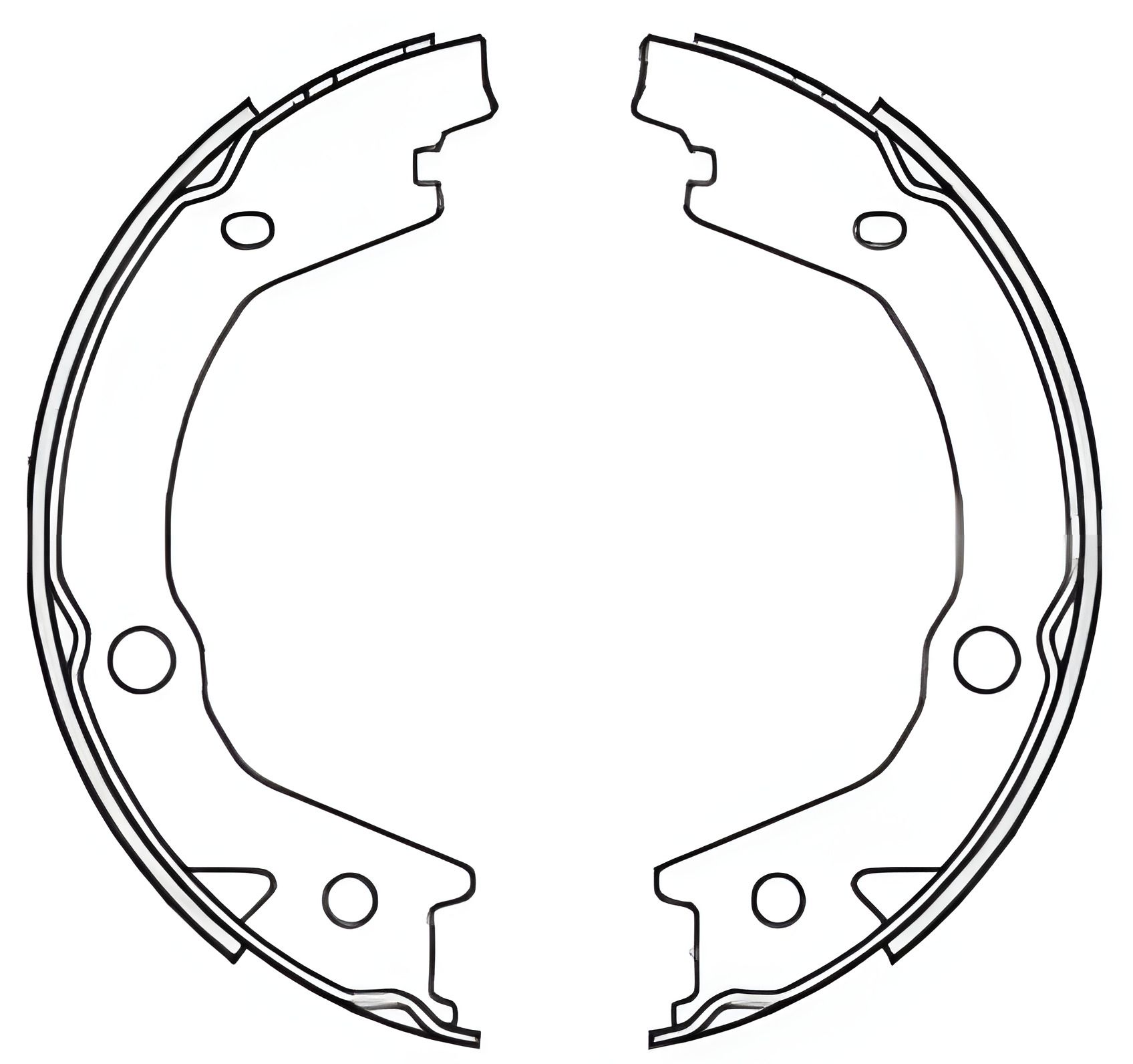 Комплект тормозных колодок, стояночный тормоз SSANGYONG RODIUS, KIA SPORTAGE, WOKING (Z469700)