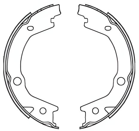 Комплект тормозных колодок, стояночный тормоз SSANGYONG RODIUS, KIA SPORTAGE, WOKING (Z469700)