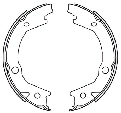 Комплект гальмівних колодок, гальмо стоянки SSANGYONG RODIUS, KIA SPORTAGE, WOKING (Z469700) Комплект гальмівних колодок, гальмо стоянки SSANGYONG RODIUS, KIA SPORTAGE, WOKING (Z469700)