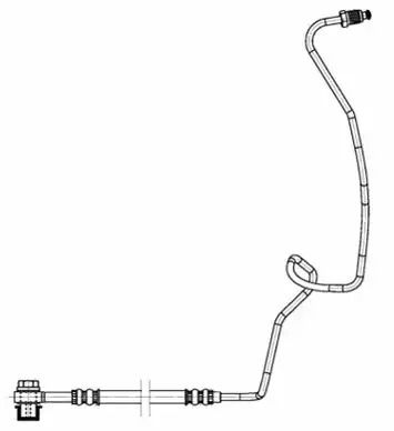 Шланг гальмівний SEAT TOLEDO, VW GOLF, TRW (PHD941)