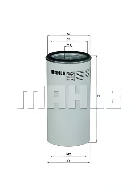 Паливний фільтр MB Atego/Actros/Axor, MAHLE/KNECHT (KC200) Паливний фільтр MB Atego/Actros/Axor, MAHLE/KNECHT (KC200)