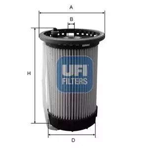Паливний фільтр Audi Q3, VW Passat, UFI (2603200) Паливний фільтр Audi Q3, VW Passat, UFI (2603200)