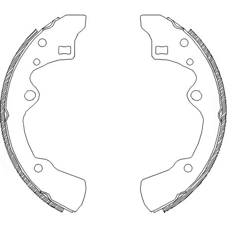 Гальмівних колодок комплект MAZDA 626, REMSA (418300)