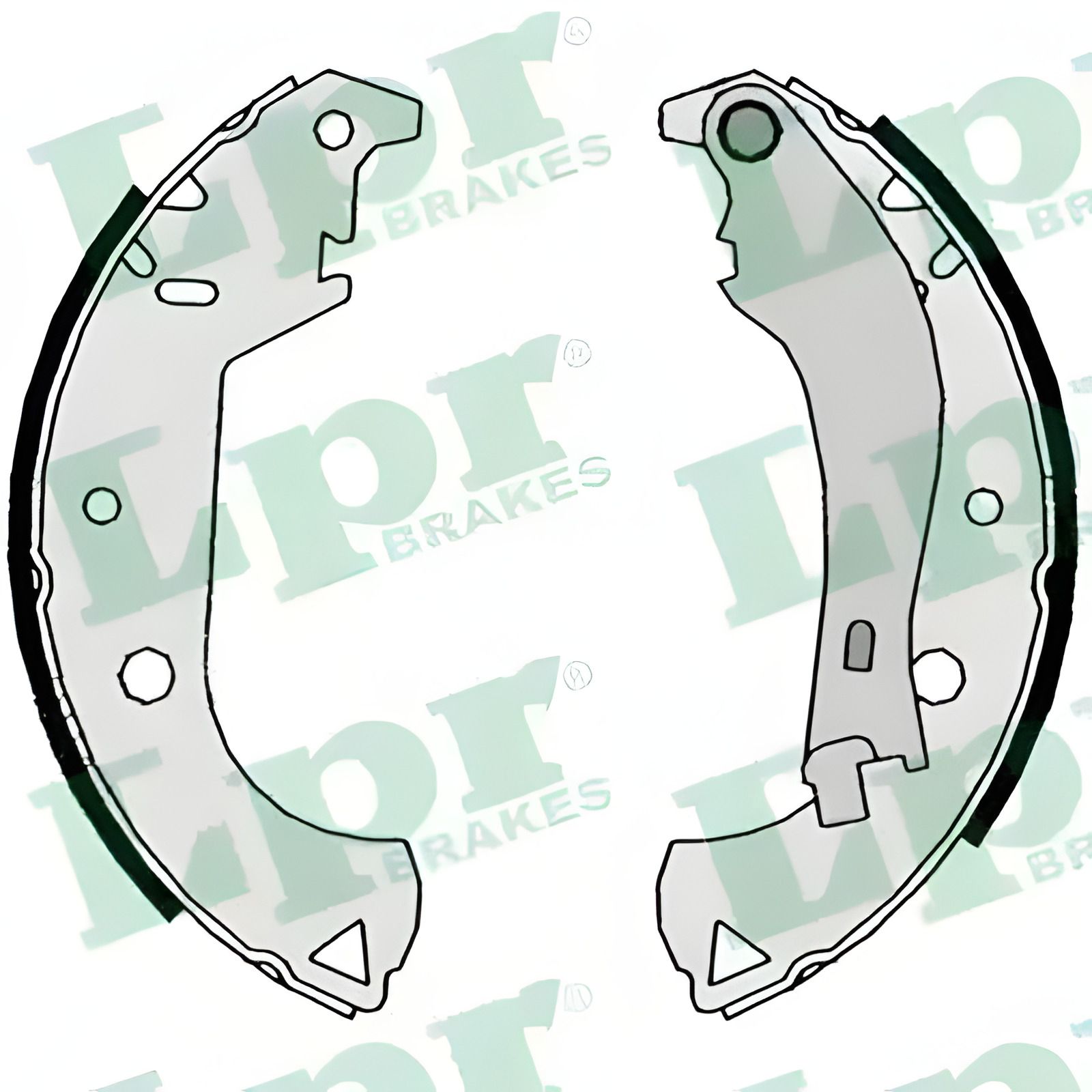 Комплект тормозных колодок CADILLAC CTS, FIAT STRADA, LPR (07810) Комплект тормозных колодок CADILLAC CTS, FIAT STRADA, LPR (07810)