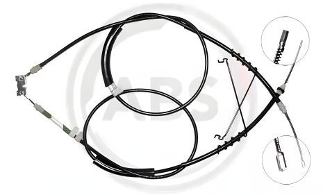 Гальма ручного трос FORD TRANSIT, A.B.S. (K17705) Гальма ручного трос FORD TRANSIT, A.B.S. (K17705)