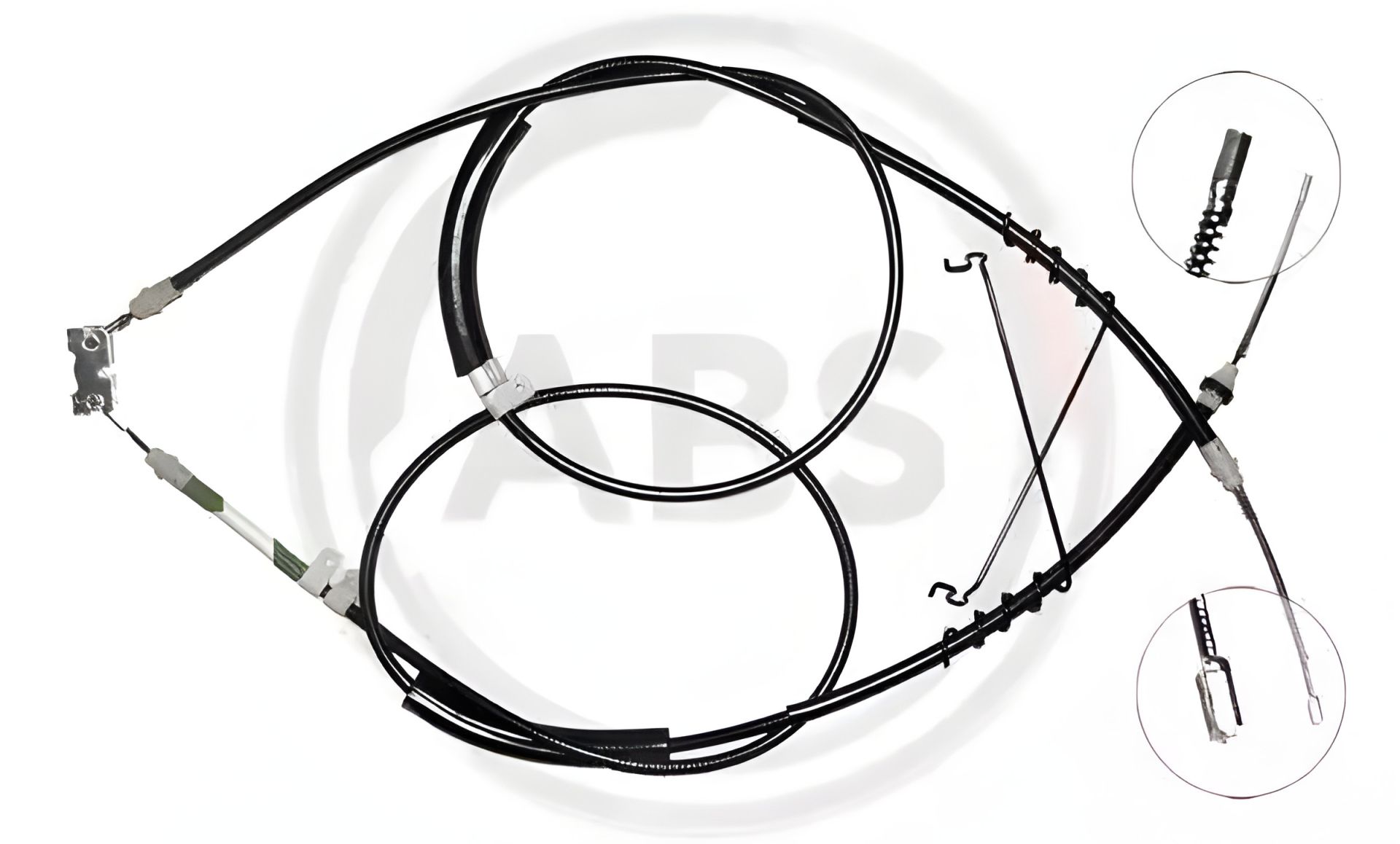 Трос ручного тормоза для FORD TRANSIT, A.B.S. (K17705) Трос ручного тормоза для FORD TRANSIT, A.B.S. (K17705)