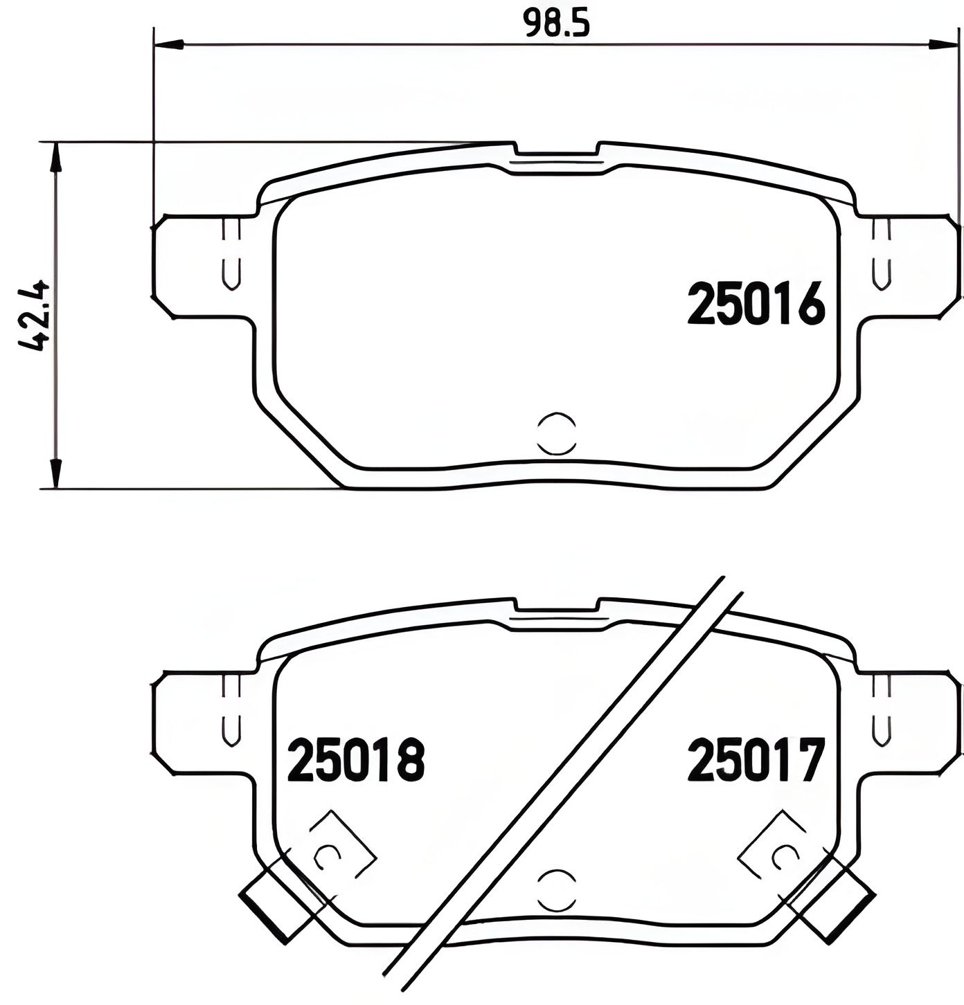 Комплект гальмівних колодок, дискове гальмо LEXUS CT, TOYOTA COROLLA, BREMBO (P83133) Комплект гальмівних колодок, дискове гальмо LEXUS CT, TOYOTA COROLLA, BREMBO (P83133)