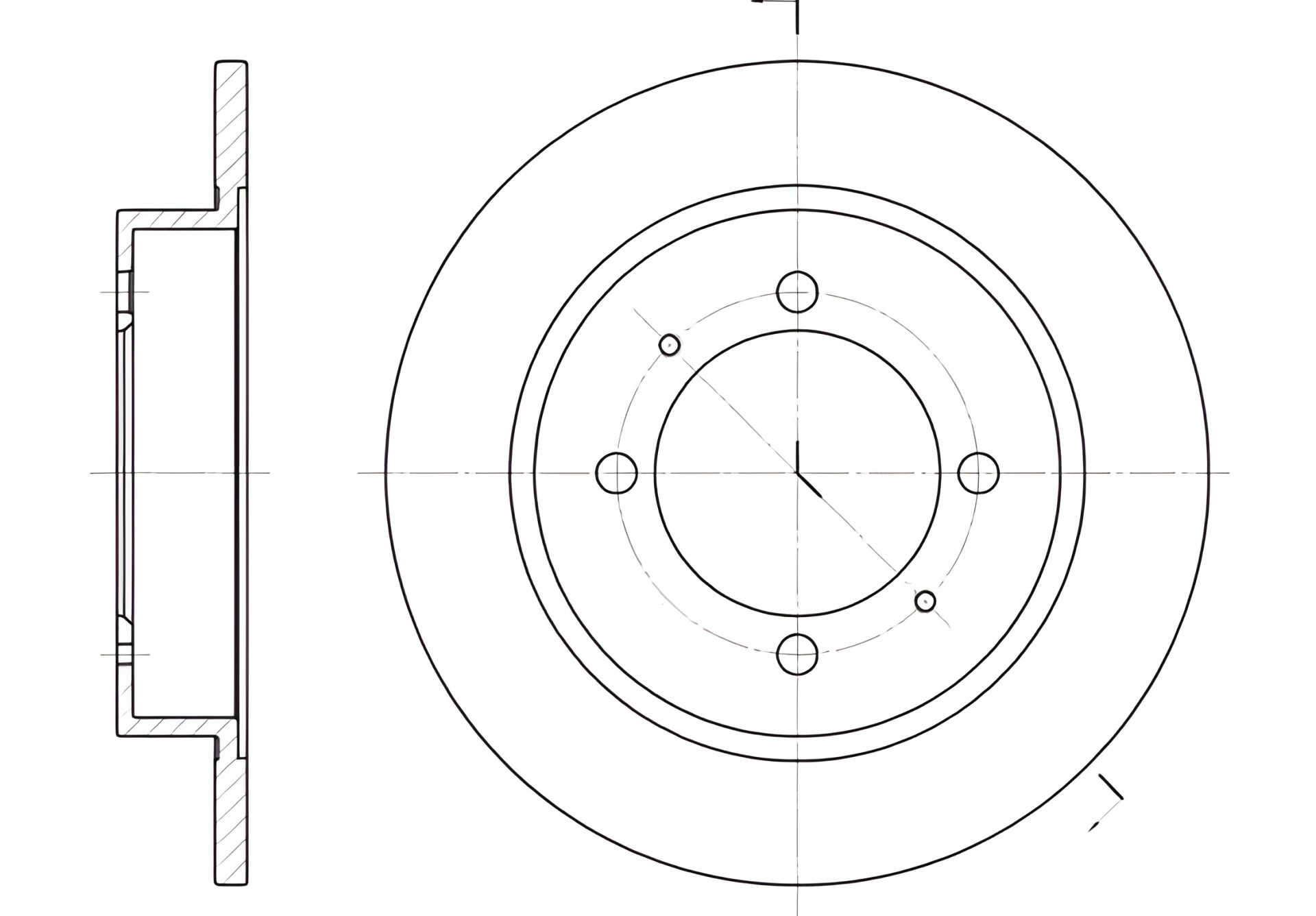 Тормозной диск для VOLVO V40, MITSUBISHI SPACE, REMSA (644700) Тормозной диск для VOLVO V40, MITSUBISHI SPACE, REMSA (644700)
