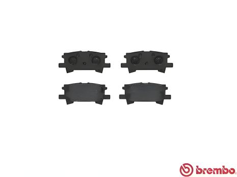 Дискове гальмо комплект гальмівних колодок TOYOTA HIGHLANDER, LEXUS RX, BREMBO (P83068)