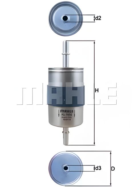 Паливний фільтр VOLVO S60, MAHLE/KNECHT (KL1055)