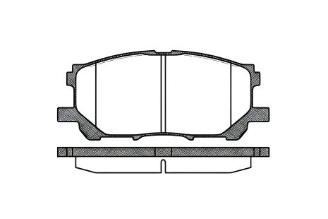 Комплект тормозных колодок для TOYOTA HARRIER и LEXUS RC, REMSA (103900) Комплект тормозных колодок для TOYOTA HARRIER и LEXUS RC, REMSA (103900)