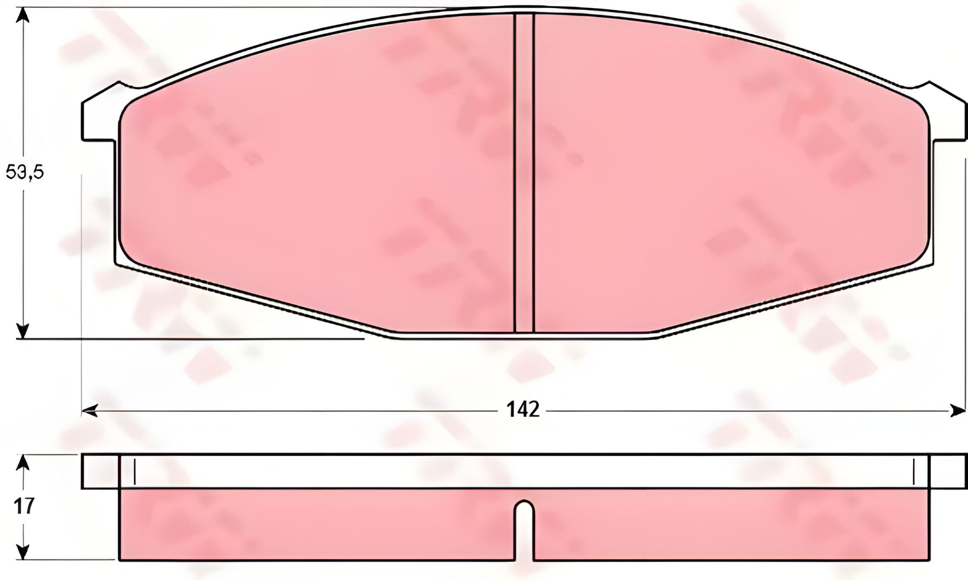 Гальмівних колодок комплект, дискове гальмо FORD AUSTRALIA, NISSAN PATROL, TRW (GDB251) Гальмівних колодок комплект, дискове гальмо FORD AUSTRALIA, NISSAN PATROL, TRW (GDB251)