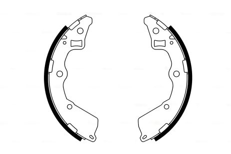 Комплект гальмівних колодок BOSCH KIA PICANTO (0986487757)