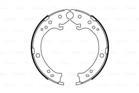 Комплект тормозных колодок, стояночный тормоз HONDA CR-V, BOSCH (0986487765)