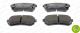 Комплект тормозных колодок для KIA CEE'D, FERODO (FDB4408)