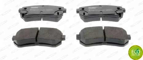 Комплект тормозных колодок для KIA CEE'D, FERODO (FDB4408)