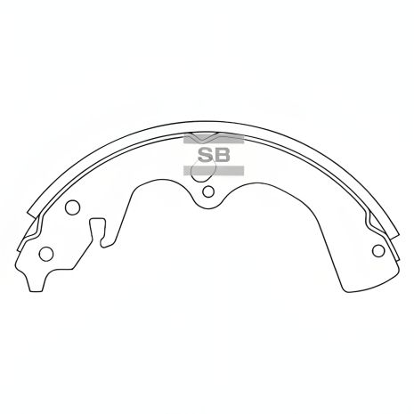 Комплект гальмівних колодок KIA SPORTAGE 2.0I/2.0TD 99-02 задн., SANGSIN (SA018)