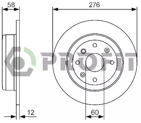 Brake Chevrolet Epica, прибуток (50102025)