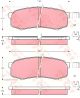 Комплект дисковых тормозных колодок MITSUBISHI PAJERO, TOYOTA LAND CRUISER, TRW (GDB3110) Комплект дисковых тормозных колодок MITSUBISHI PAJERO, TOYOTA LAND CRUISER, TRW (GDB3110)