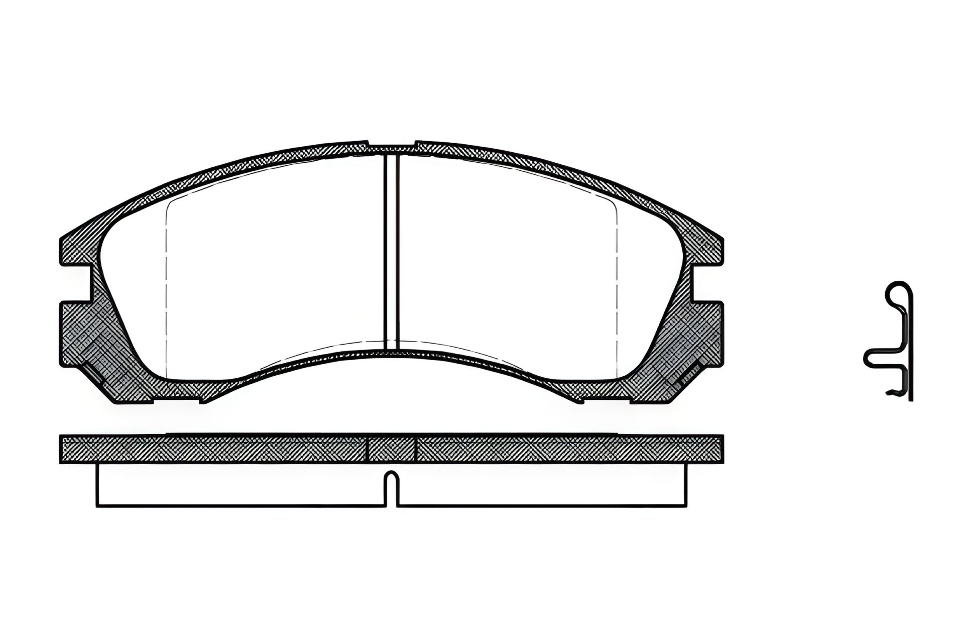 Комплект гальмівних колодок, дискове гальмо CITROËN C-CROSSER, MITSUBISHI PAJERO, REMSA (035422) Комплект гальмівних колодок, дискове гальмо CITROËN C-CROSSER, MITSUBISHI PAJERO, REMSA (035422)