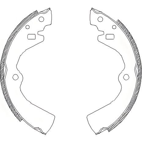 Тормозные колодки комплект для HYUNDAI STELLAR, NISSAN AVENIR, REMSA (412700)
