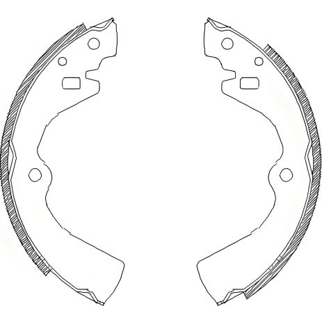 Гальмівних колодок комплект HYUNDAI STELLAR, NISSAN AVENIR, REMSA (412700)