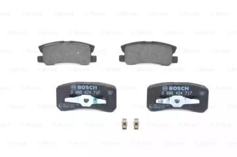 Комплект тормозных колодок, дисковый тормоз PEUGEOT 4008, CITROËN C4, BOSCH (0986424717)