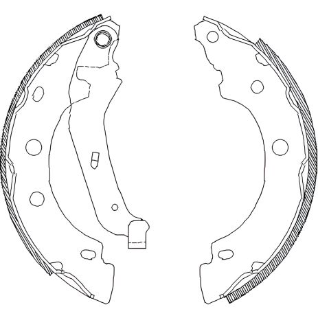 Тормозные колодки комплект NISSAN KUBISTAR, RENAULT KANGOO, REMSA (404300) Тормозные колодки комплект NISSAN KUBISTAR, RENAULT KANGOO, REMSA (404300)