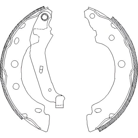 Тормозные колодки комплект NISSAN KUBISTAR, RENAULT KANGOO, REMSA (404300) Тормозные колодки комплект NISSAN KUBISTAR, RENAULT KANGOO, REMSA (404300)