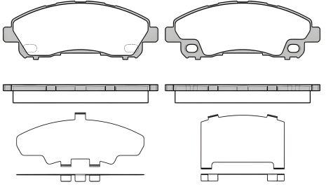 Колодки гальмівні REMSA комплект