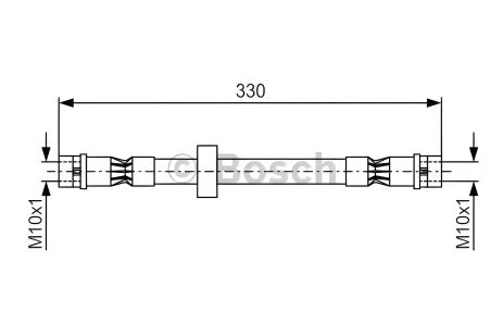 Гальмівний шланг VW PASSAT, BOSCH (1987476410)