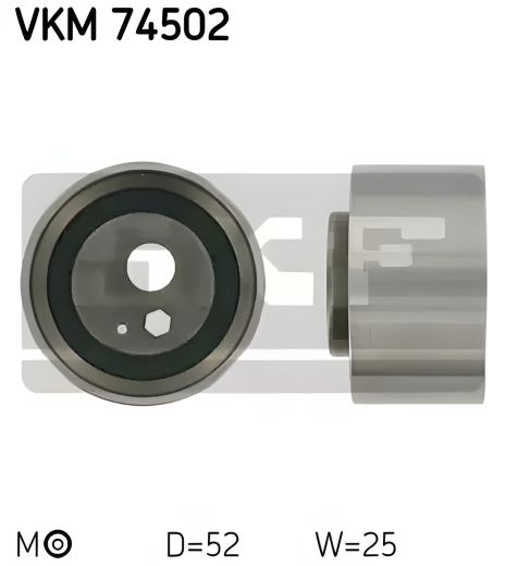 Натяжний ролик ременя ГРМ для KIA CARENS, SKF (VKM74502)