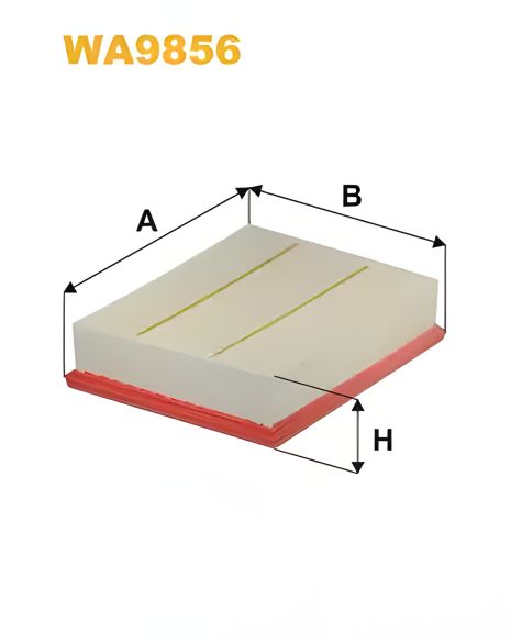 Фильтр воздушный SKODA RAPID, AUDI A1, WIXFILTRON (WA9856)