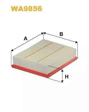 Фильтр воздушный SKODA RAPID, AUDI A1, WIXFILTRON (WA9856)