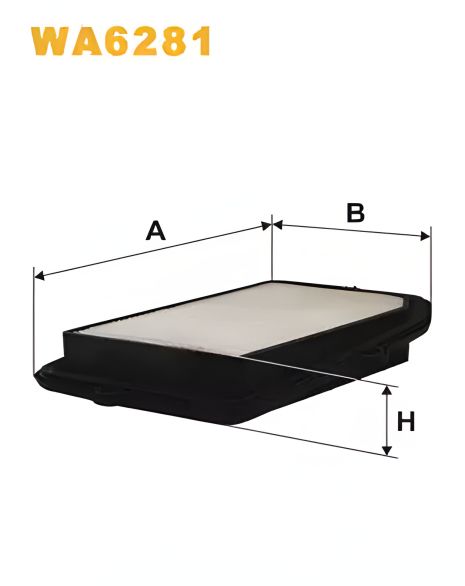 Повітряний фільтр HONDA CRX, WIXFILTRON (WA6281)
