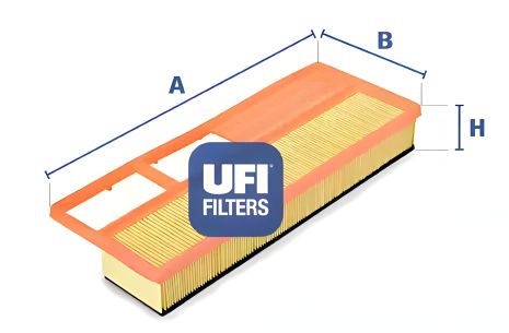 Повітряний фільтр OPEL COMBO, FORD KA, UFI (3026500)