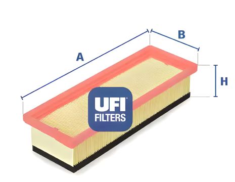 Повітряний фільтр CHRYSLER YPSILON, FORD KA, UFI (3030100)