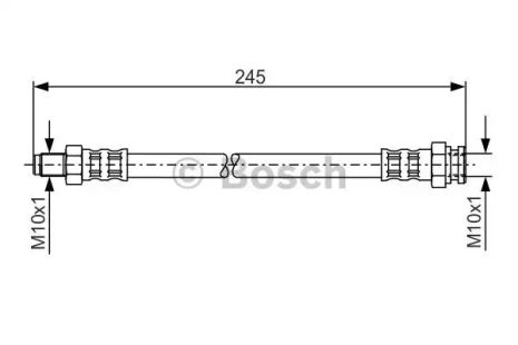 Brake Mitsubishi L 200, Bosch (1987481013)