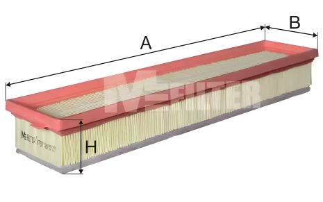 Повітряний фільтр CITROËN BERLINGO, PEUGEOT 308, M-FILTER (K797)