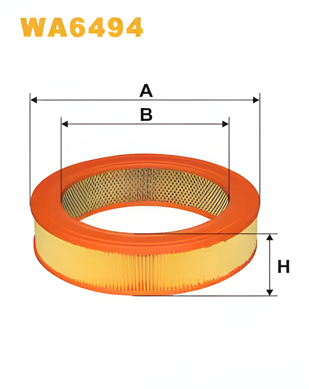 Фильтр воздушный HYUNDAI PONY, MITSUBISHI TREDIA, WIXFILTRON (WA6494) Фильтр воздушный HYUNDAI PONY, MITSUBISHI TREDIA, WIXFILTRON (WA6494)